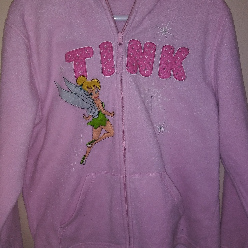 Pastel Pink Tinkerbell Disney Hoodie